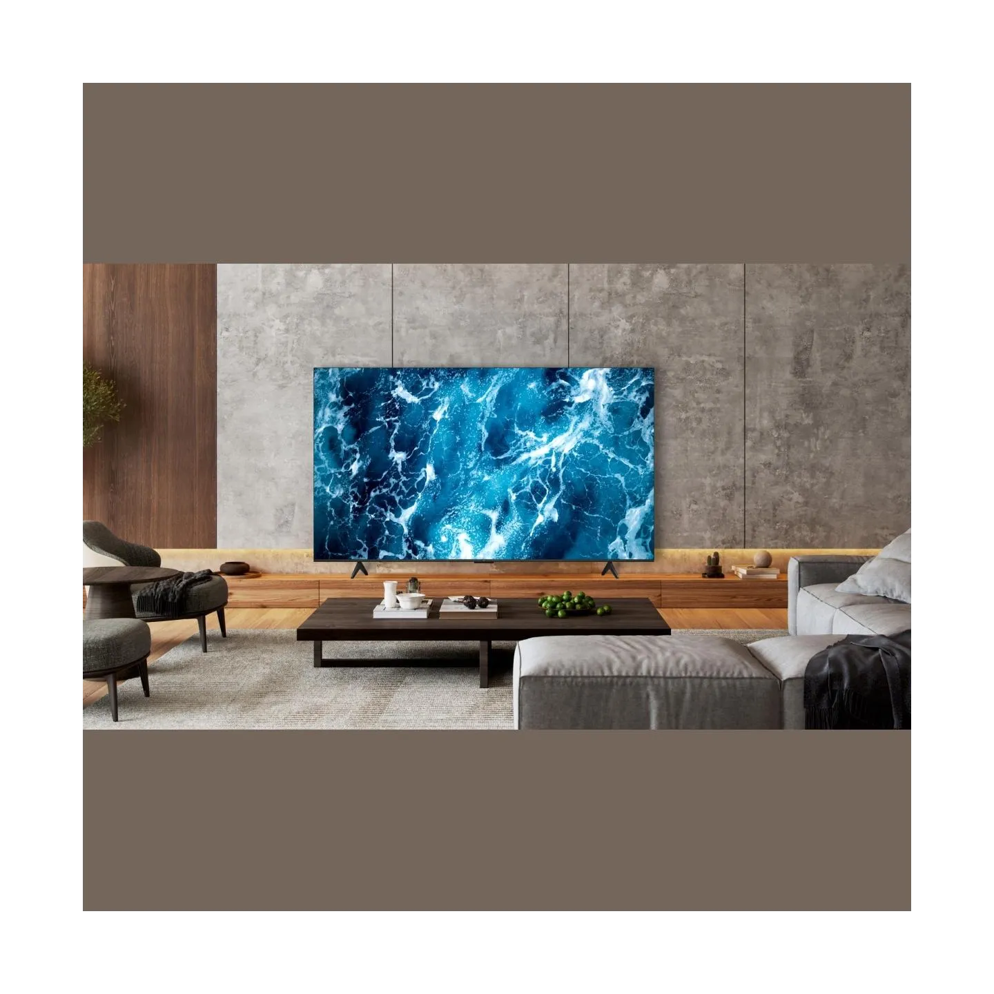 TCL 4K QLED TV | 55T69C | 55 | Smart TV | Google TV | UHD | Black