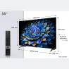 TCL 4K QLED TV | 55T69C | 55 | Smart TV | Google TV | UHD | Black