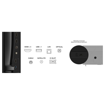 TCL 4K QLED TV | 55T69C | 55 | Smart TV | Google TV | UHD | Black