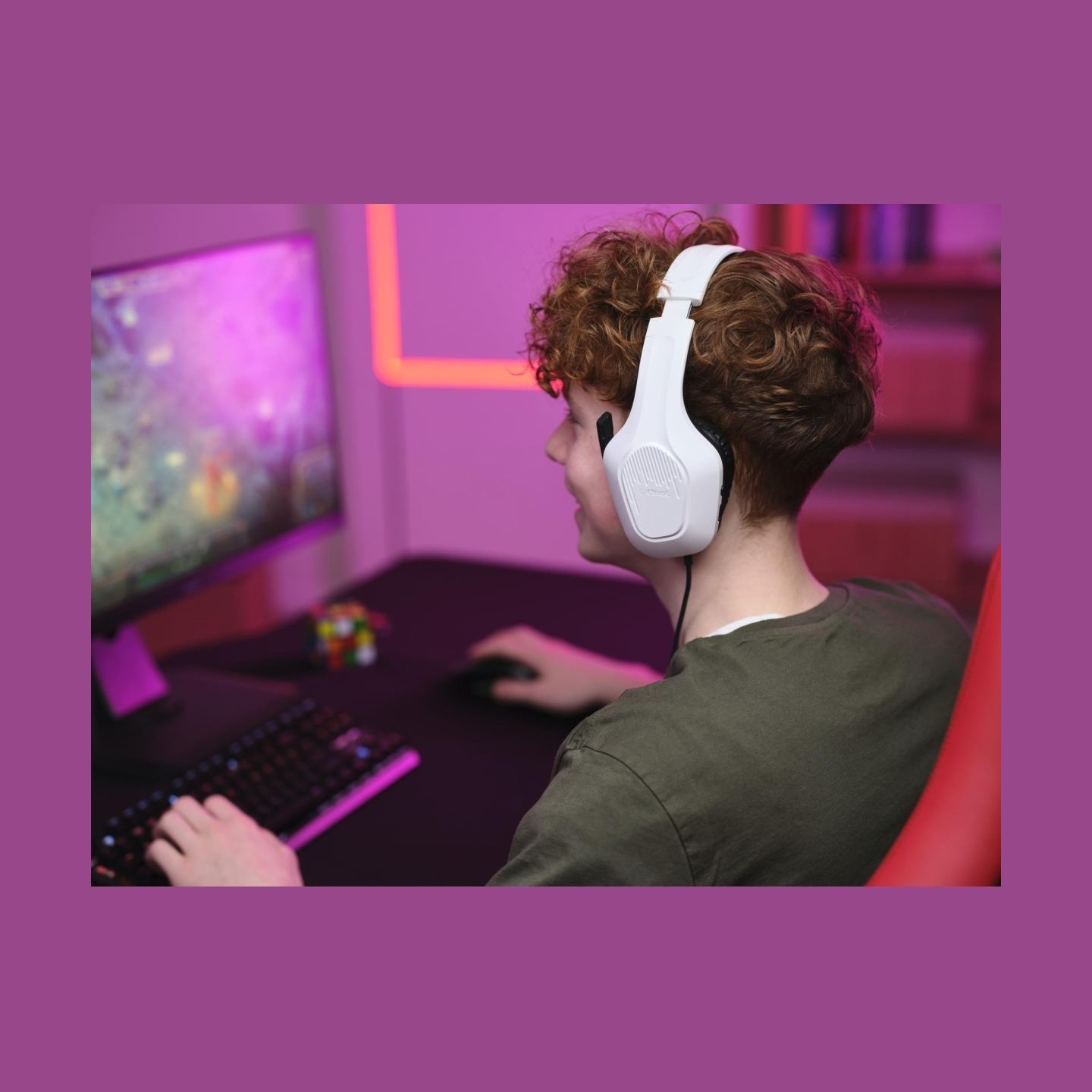Trust HEADSET GXT415W ZIROX/WHITE 25147 TRUST