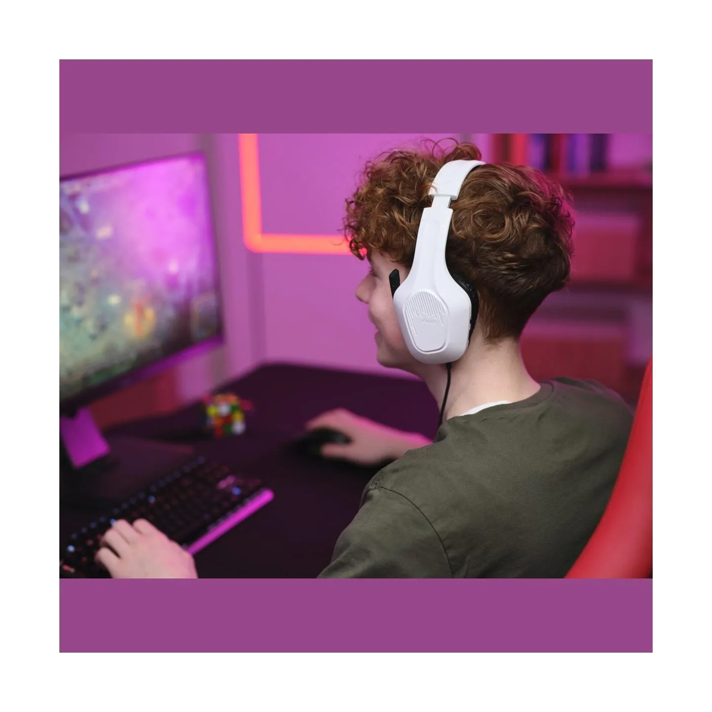 Trust HEADSET GXT415W ZIROX/WHITE 25147 TRUST