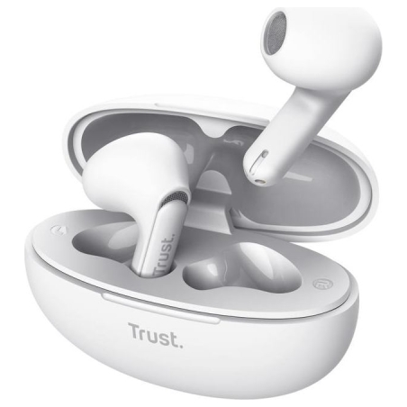 Trust HEADSET EARPHONES YAVI BT ENC/WHITE 25173 TRUST