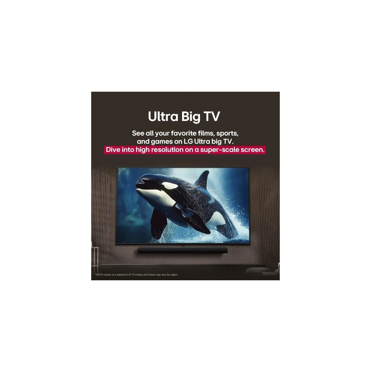 LG 55UA73003LA | 55 | Smart TV | webOS 25 | UHD