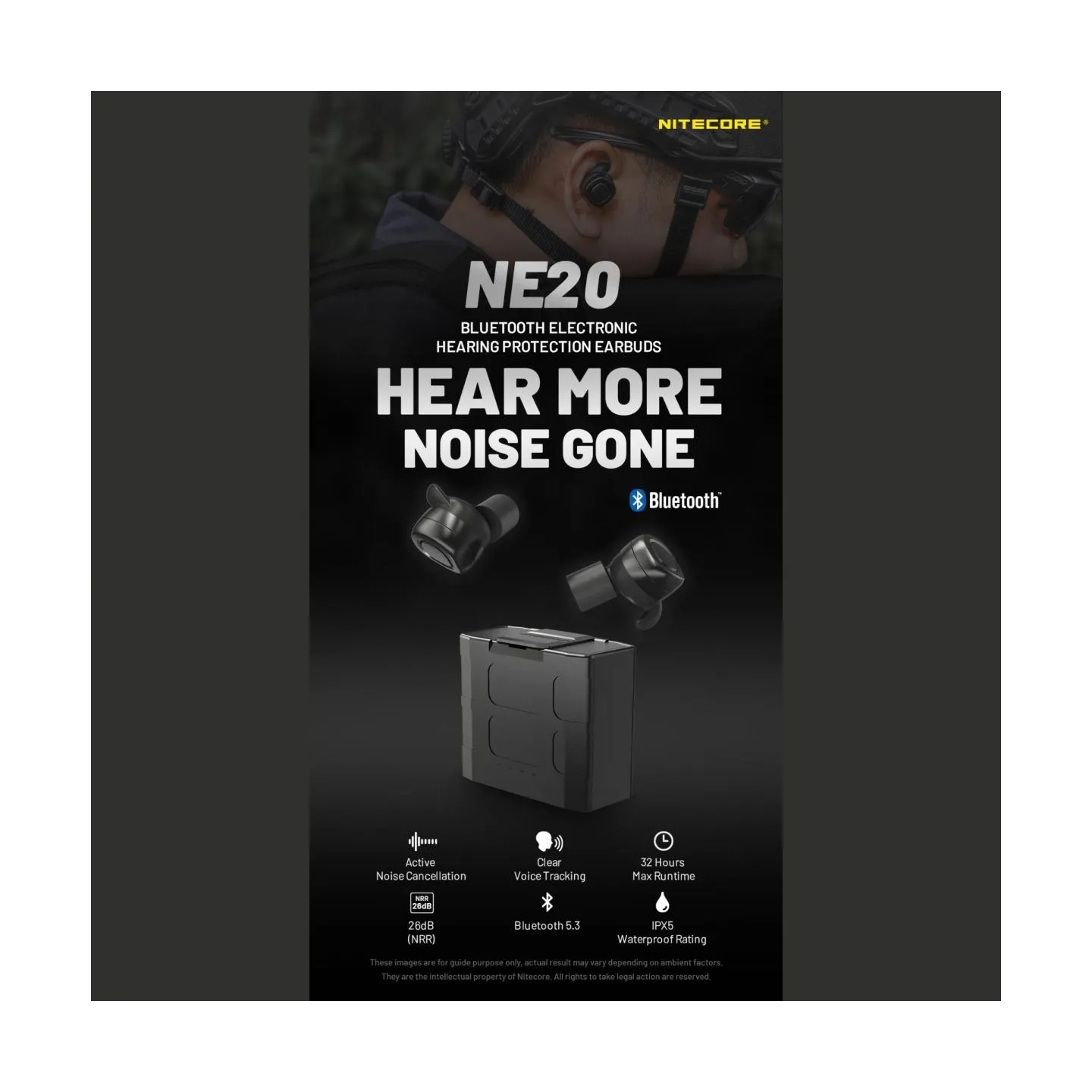 Nitecore HEADSET BLUETOOTH/NE20 CLASSIC BLACK NITECORE
