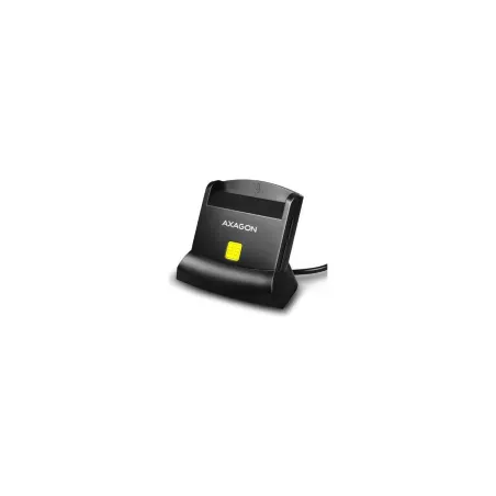 Axagon desktop stand reader Smart card / ID card AXAGON CRE-SM2 with USB 2.0 interface include SD, microSD and SIM card slots.