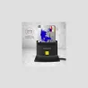 Axagon desktop stand reader Smart card / ID card AXAGON CRE-SM2 with USB 2.0 interface include SD, microSD and SIM card slots.