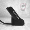 Axagon desktop stand reader Smart card / ID card AXAGON CRE-SM2 with USB 2.0 interface include SD, microSD and SIM card slots.