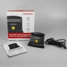 Axagon desktop stand reader Smart card / ID card AXAGON CRE-SM2 with USB 2.0 interface include SD, microSD and SIM card slots.