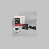 Axagon desktop stand reader Smart card / ID card AXAGON CRE-SM2 with USB 2.0 interface include SD, microSD and SIM card slots.