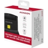 Axagon desktop stand reader Smart card / ID card AXAGON CRE-SM2 with USB 2.0 interface include SD, microSD and SIM card slots.