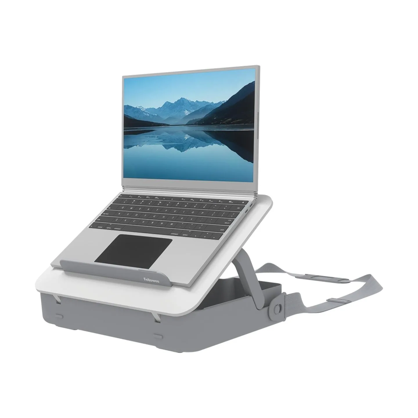 Fellowes | Breyta 2in1 Laptop Carry Case/Laptop Riser | White | 384 x 308 x 89 mm