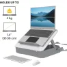 Fellowes | Breyta 2in1 Laptop Carry Case/Laptop Riser | White | 384 x 308 x 89 mm