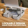 Fellowes | Breyta 2in1 Laptop Carry Case/Laptop Riser | White | 384 x 308 x 89 mm