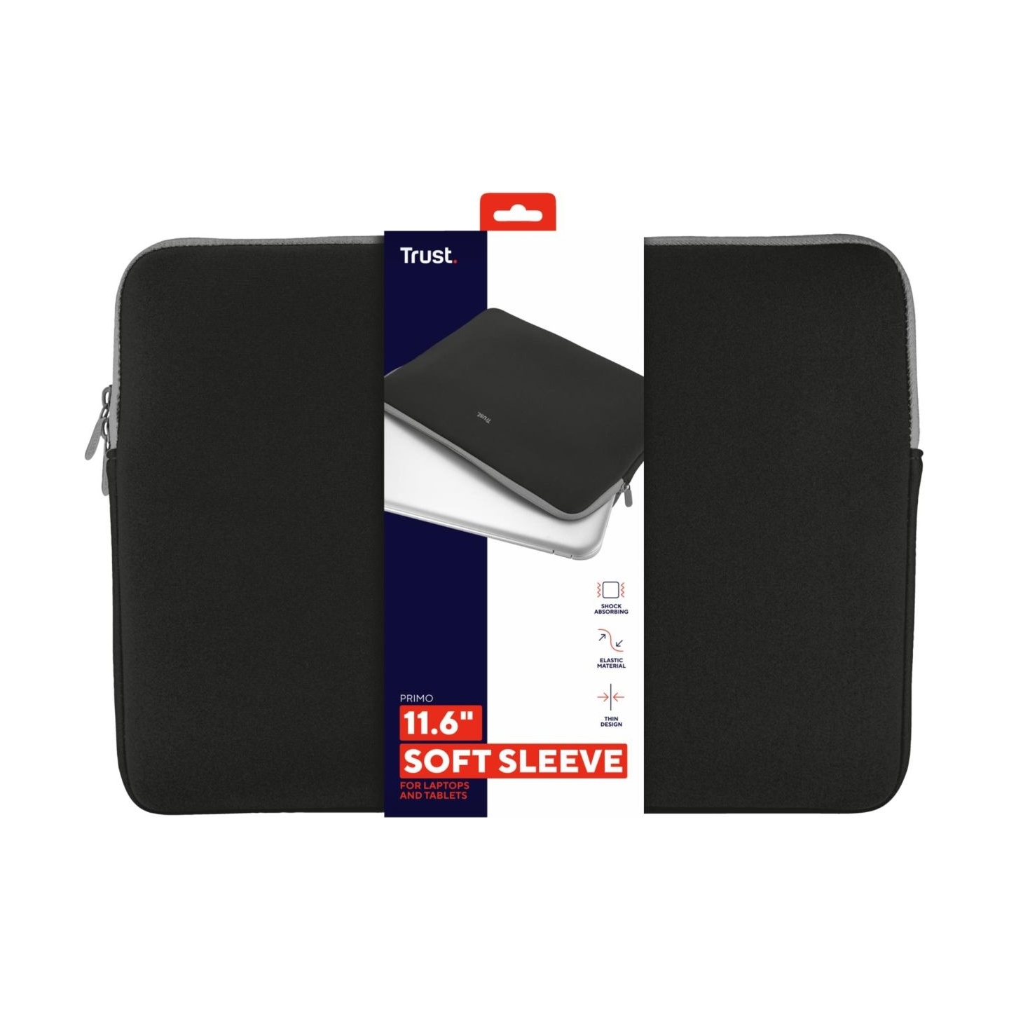 Trust NB SLEEVE 11.6" PRIMO BLACK/21254 TRUST