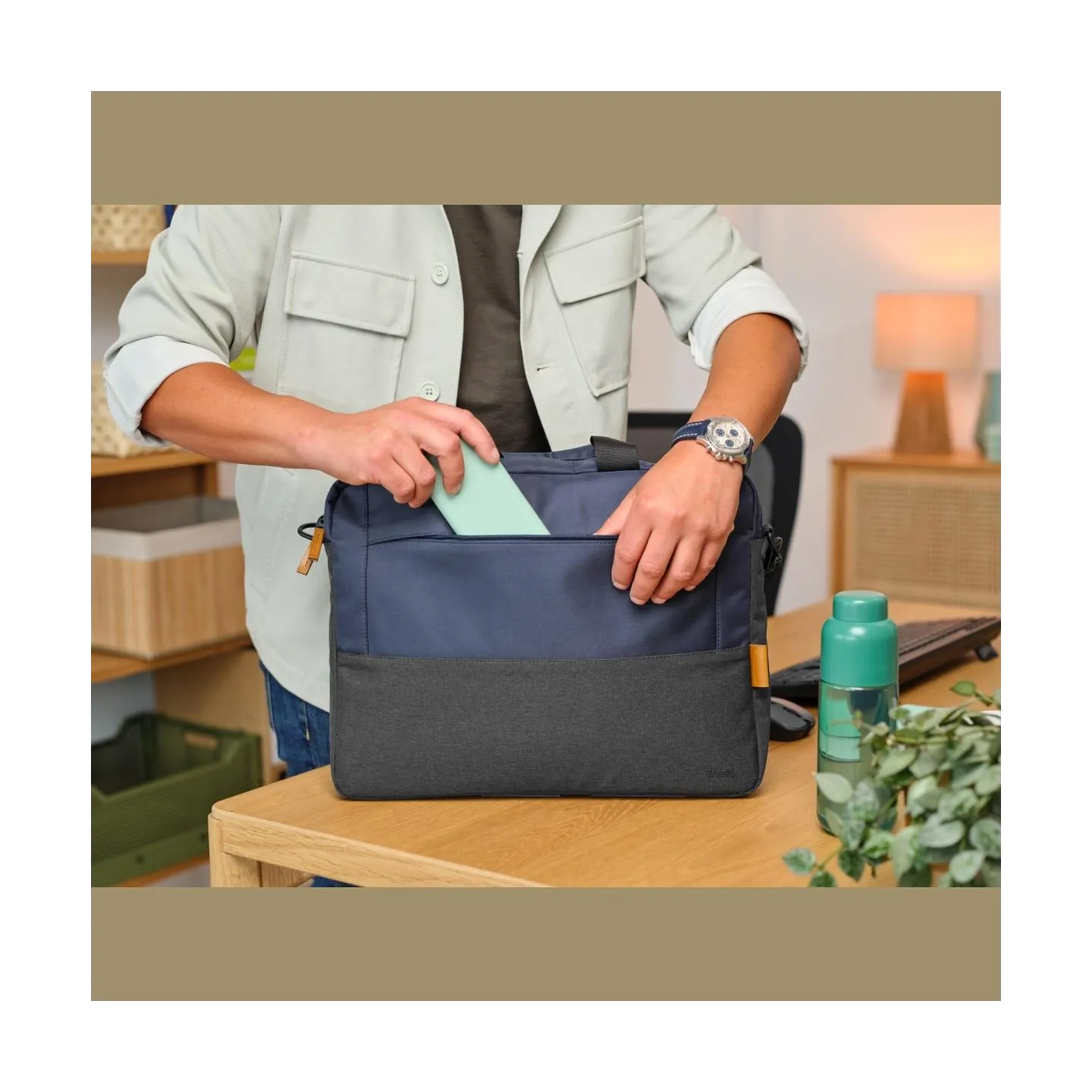 Trust NB CASE LISBOA 16"/BLUE 24980 TRUST