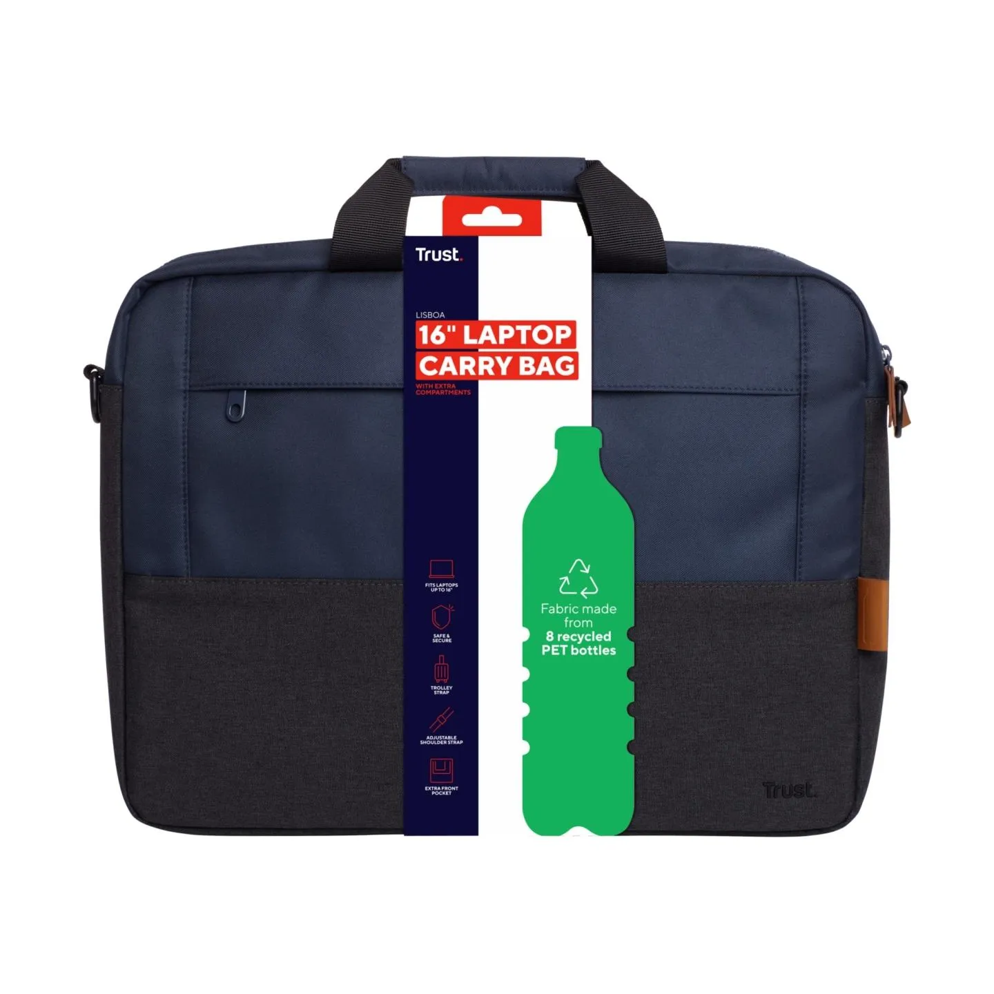 Trust NB CASE LISBOA 16"/BLUE 24980 TRUST