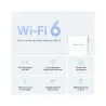 Mercusys AX1500 Wi-Fi 6 Range Extender | ME60X | 802.11ax | 1201 Mbit/s | Ethernet LAN (RJ-45) ports 1 | MU-MiMO No | no PoE | A