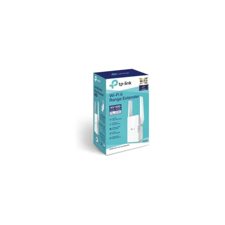Tp-Link | Extender | RE505X | 802.11ax | 2.4GHz/5GHz | 300+1200 Mbit/s | 10/100/1000 Mbit/s | Ethernet LAN (RJ-45) ports 1 | MU-
