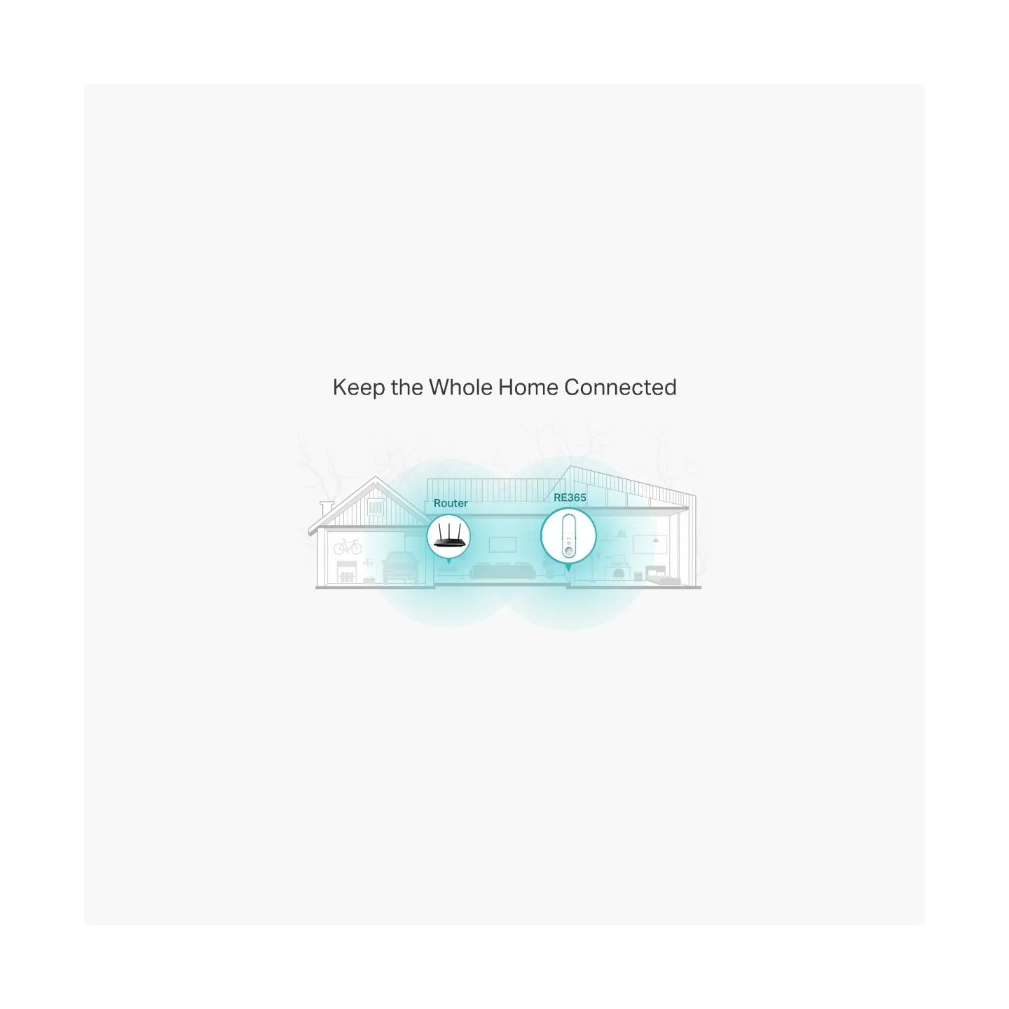 Tp-Link | Extender | RE365 | 802.11ac | 2.4GHz/5GHz | 300+867 Mbit/s | 10/100 Mbit/s | Ethernet LAN (RJ-45) ports 1 | MU-MiMO No