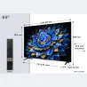 TCL 4K QLED TV | 65T69C | 65 | Smart TV | Google TV | UHD | Black