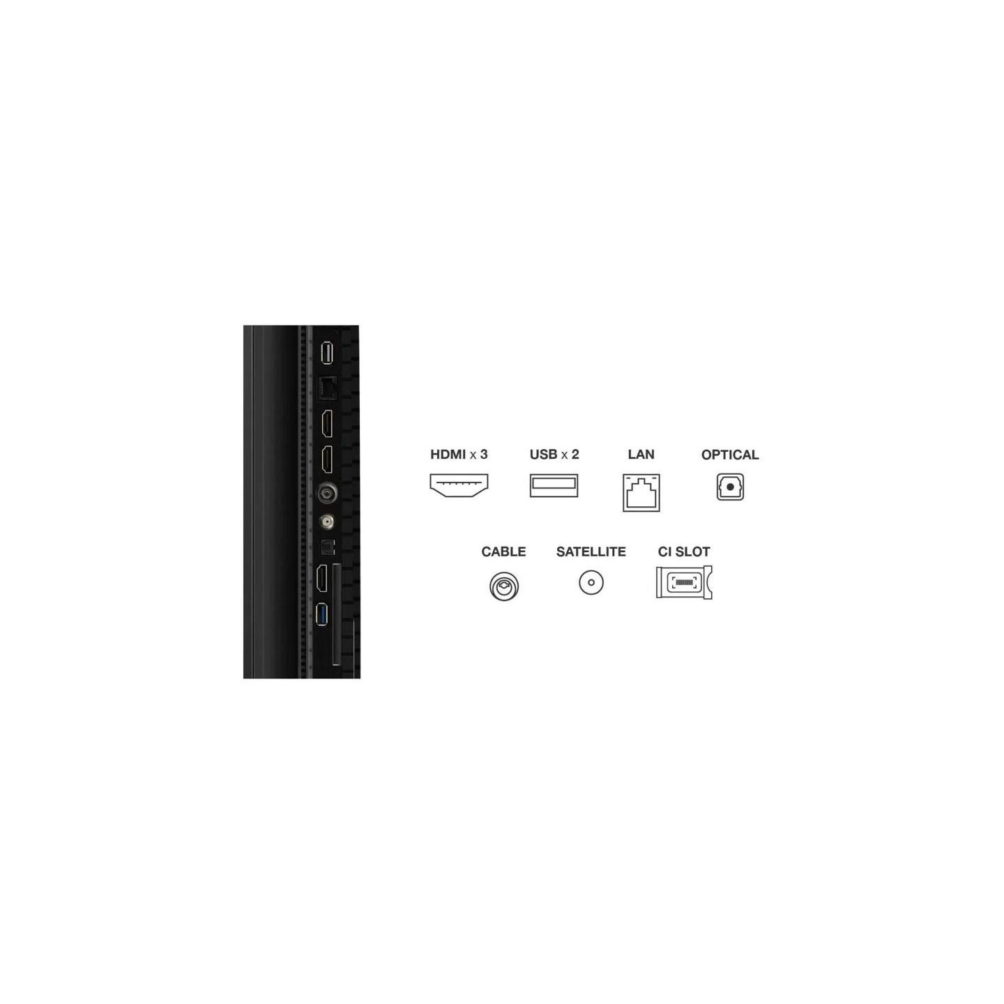 TCL 4K QLED TV | 65T69C | 65 | Smart TV | Google TV | UHD | Black
