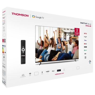 Thomson TV Set|THOMSON|65 "|4K Ultra HD|3840 x 2160 pixels|Flat|16:9|LED|65UG4S14