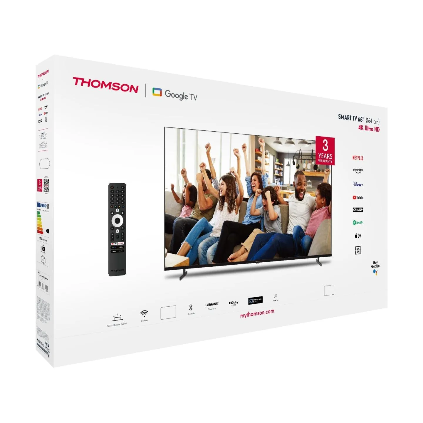 Thomson TV Set|THOMSON|65 "|4K Ultra HD|3840 x 2160 pixels|Flat|16:9|LED|65UG4S14