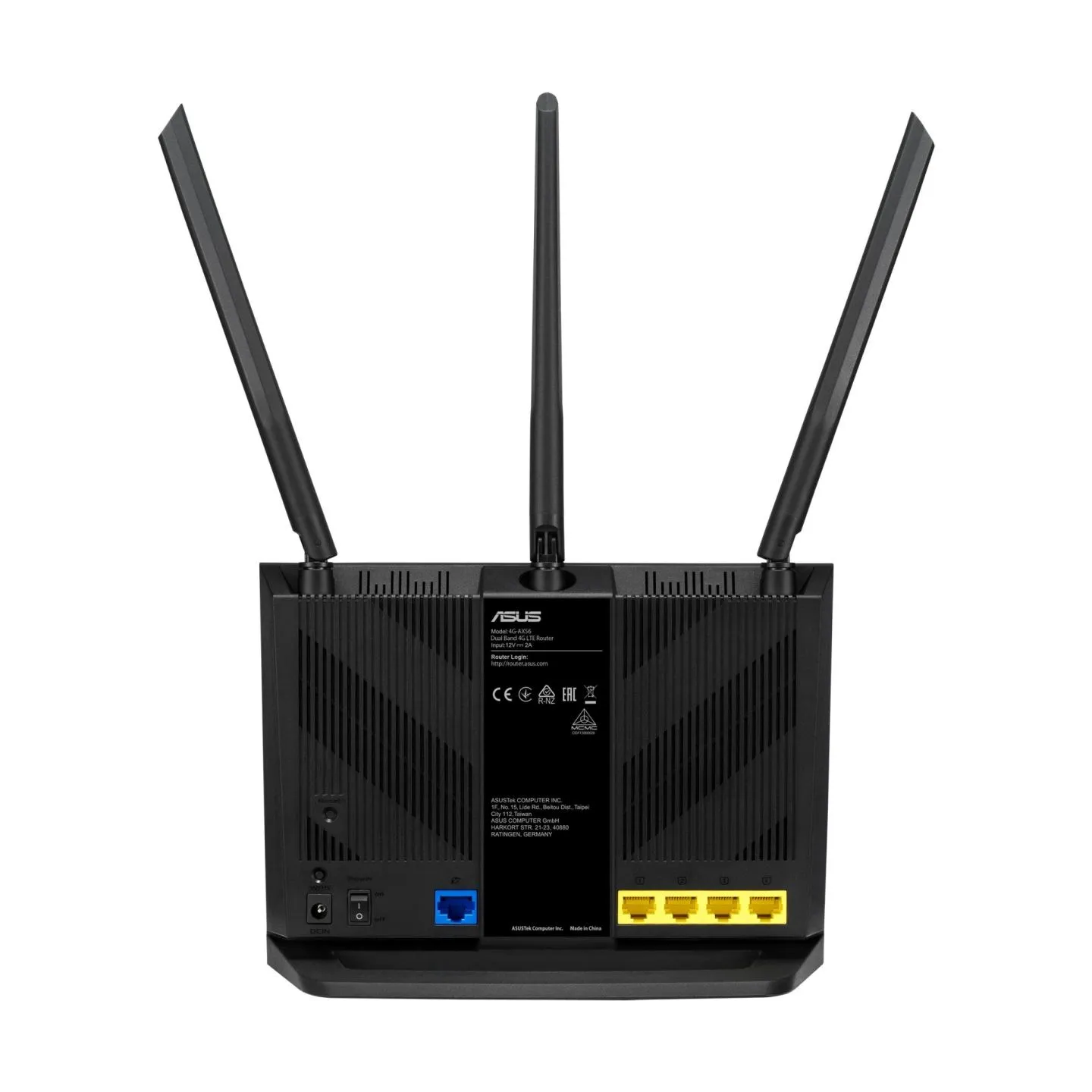 Asus Router 4G-AX56 r LTE 4G 4LAN 1WAN 1SIM AX180