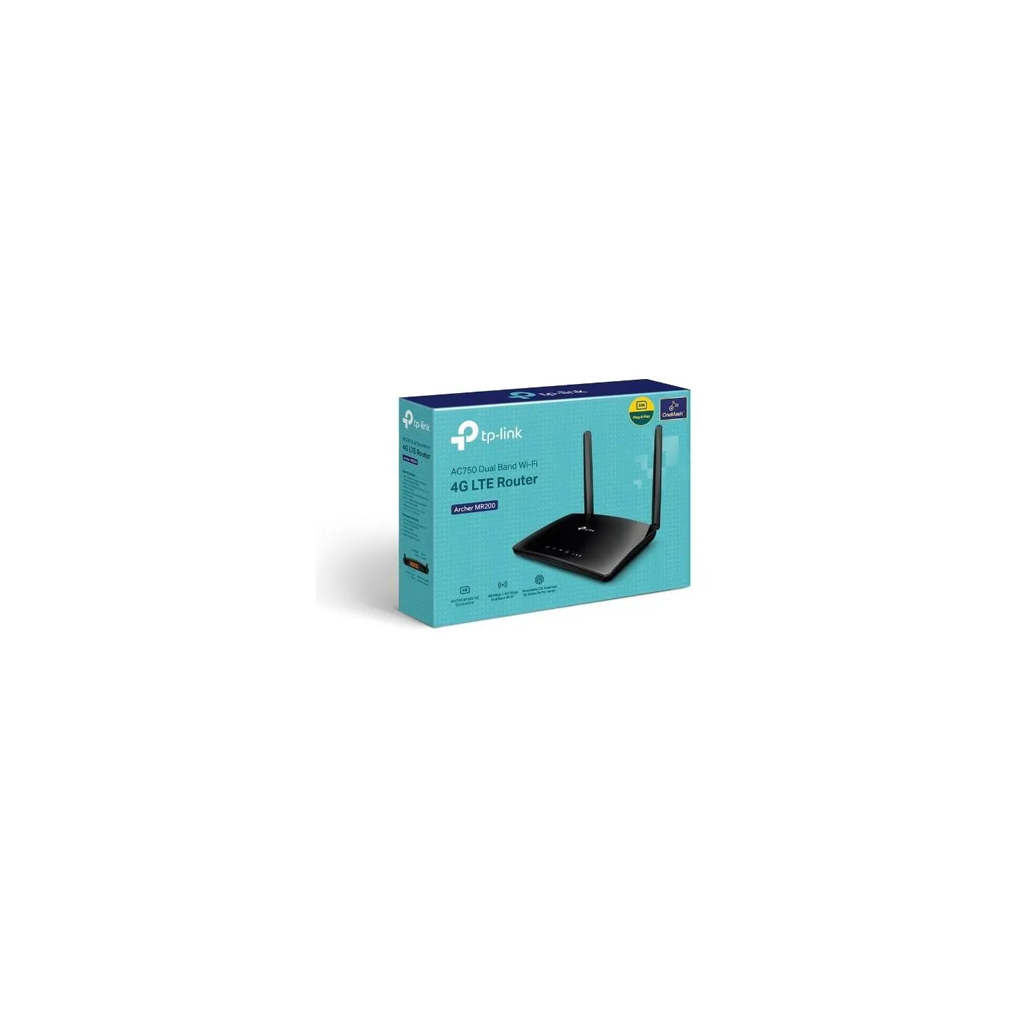 Tp-Link Wireless Router|TP-LINK|Router|750 Mbps|LAN \ WAN ports 1|Number of antennas 2|4G|ARCHERMR202