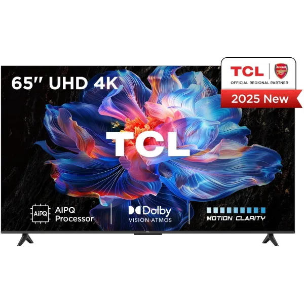 TCL LED 4K TV | 65V6C | 65 | Smart TV | Google TV | Black