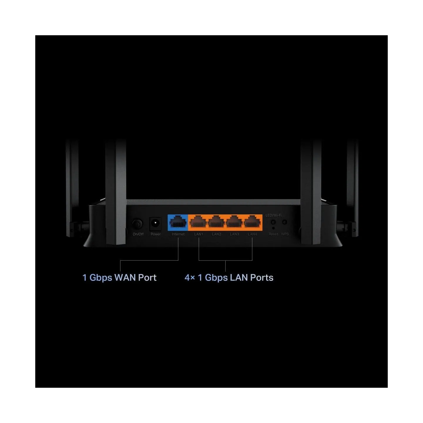 Tp-Link Wireless Router|TP-LINK|3600 Mbps|Number of antennas 4|ARCHERBE220