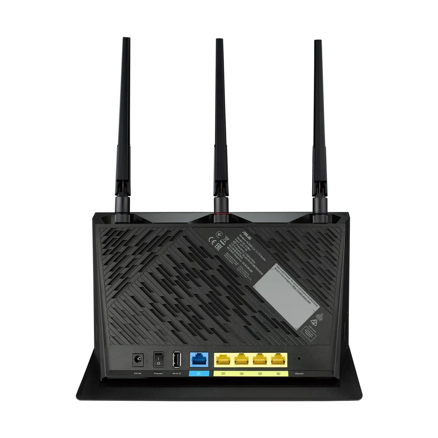 Asus Wireless Router|ASUS|Wireless Router|2600 Mbps|Wi-Fi 5|USB 2.0|1 WAN|4x10/100/1000M|Number of antennas 4|4G-AC86U