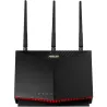 Asus Wireless Router|ASUS|Wireless Router|2600 Mbps|Wi-Fi 5|USB 2.0|1 WAN|4x10/100/1000M|Number of antennas 4|4G-AC86U