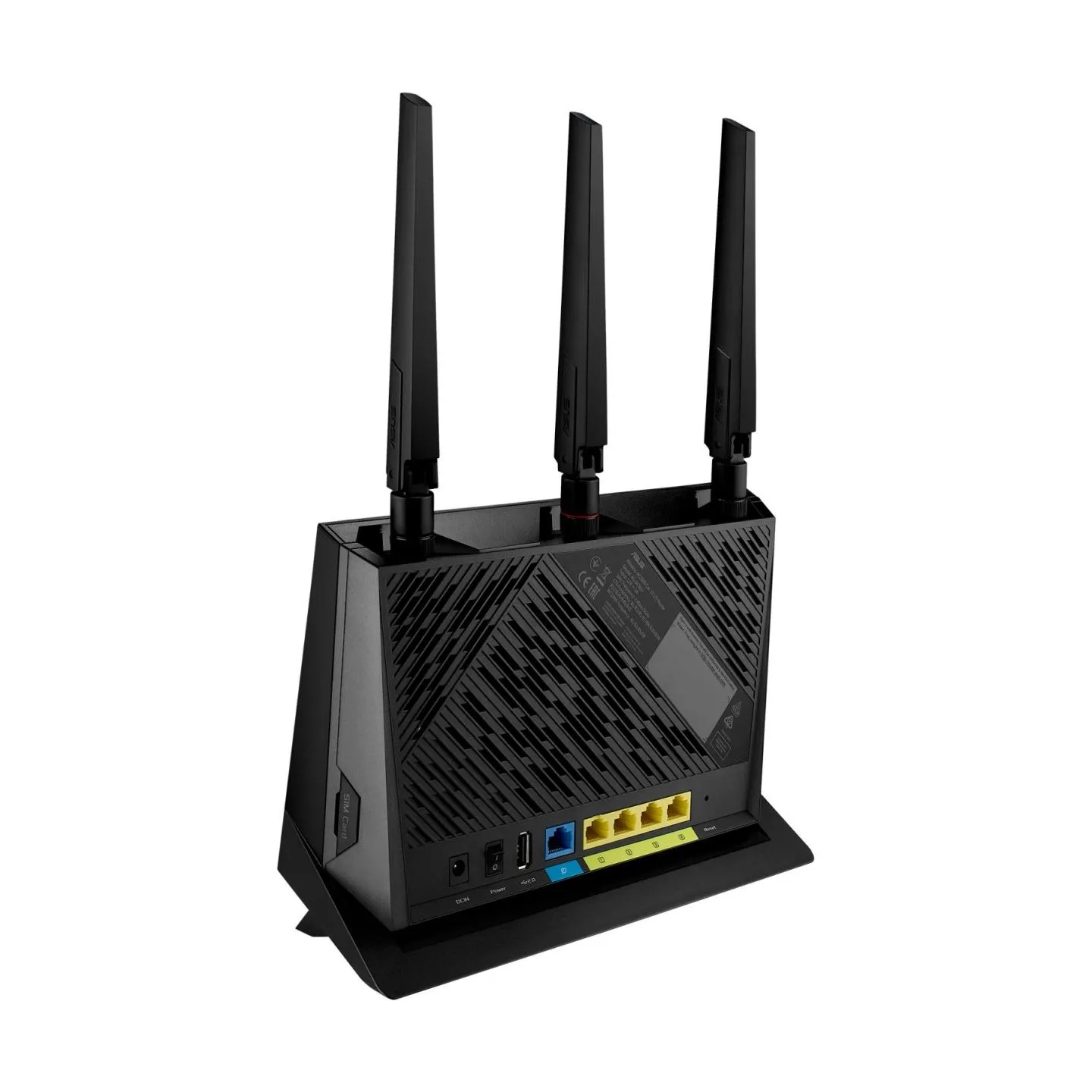 Asus Wireless Router|ASUS|Wireless Router|2600 Mbps|Wi-Fi 5|USB 2.0|1 WAN|4x10/100/1000M|Number of antennas 4|4G-AC86U