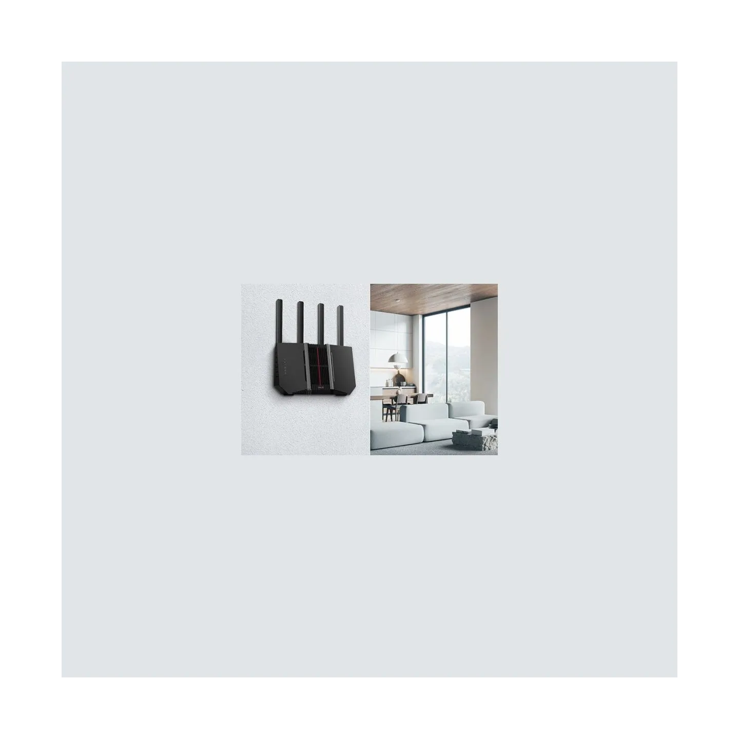 Asus Wireless Router|ASUS|Wireless Router|9700 Mbps|IEEE 802.11a/b/g|IEEE 802.11n|IEEE 802.11ac|IEEE 802.11ax|Number of antennas