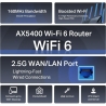 Tp-Link Wireless Router|TP-LINK|Wireless Router|5400 Mbps|Wi-Fi 6|IEEE 802.11a|IEEE 802.11 b/g|IEEE 802.11n|IEEE 802.11ac|IEEE 8
