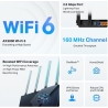 Tp-Link Wireless Router|TP-LINK|Wireless Router|3000 Mbps|Wi-Fi 6|IEEE 802.11a|IEEE 802.11 b/g|IEEE 802.11n|IEEE 802.11ac|IEEE 8