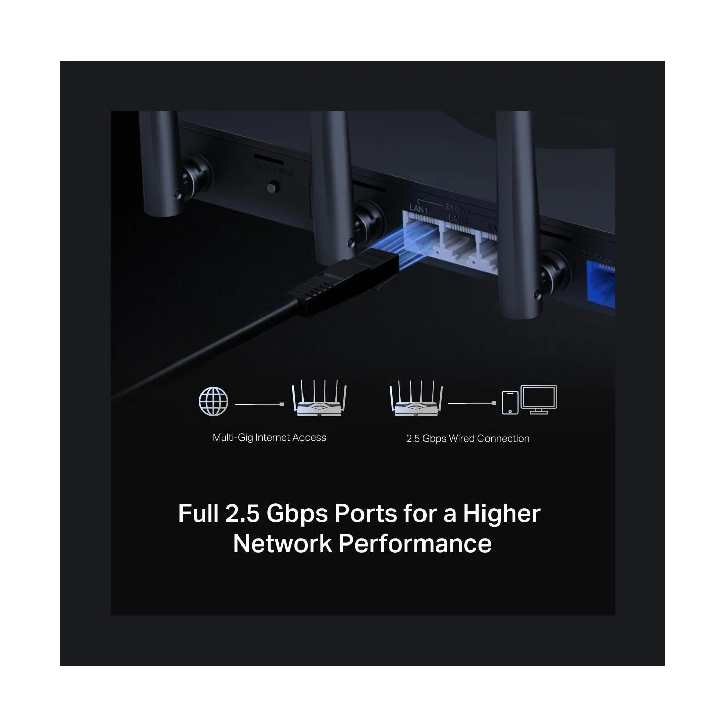 Mercusys Wireless Router|MERCUSYS|Router|IEEE 802.11a/b/g|IEEE 802.11n|IEEE 802.11ac|IEEE 802.11ax|3x2.5GbE|LAN \ WAN ports 1|Nu