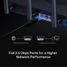 Mercusys Wireless Router|MERCUSYS|Router|IEEE 802.11a/b/g|IEEE 802.11n|IEEE 802.11ac|IEEE 802.11ax|3x2.5GbE|LAN \ WAN ports 1|Nu