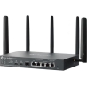 Tp-Link Omada 4G+ Cat6 AX3000 Gigabit VPN Gate with 4-Port PoE+PORT: 1× Gigabit SFP WAN/LAN Port, 1× Gigabit RJ45 WAN Port, 4× G