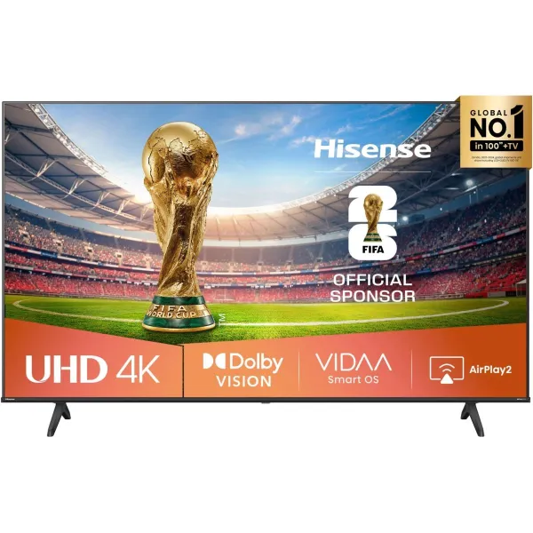 Hisense 4K TV | 75A6Q | 75 | Smart TV | VIDAA Smart OS | UHD | Black