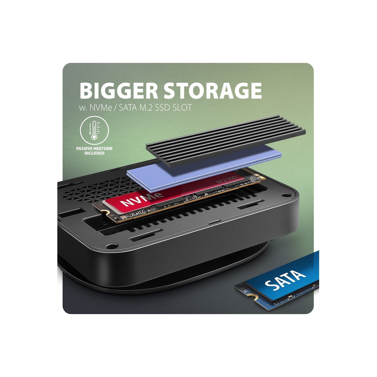 Axagon HMC-UFO USB 10Gbps hub, 2x USB-A, USB-C, HDMI 4k/60, RJ-45, M.2, SD/mSD, audio, PD