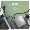 Axagon HMC-UFO USB 10Gbps hub, 2x USB-A, USB-C, HDMI 4k/60, RJ-45, M.2, SD/mSD, audio, PD