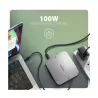 Axagon HMC-UFO USB 10Gbps hub, 2x USB-A, USB-C, HDMI 4k/60, RJ-45, M.2, SD/mSD, audio, PD