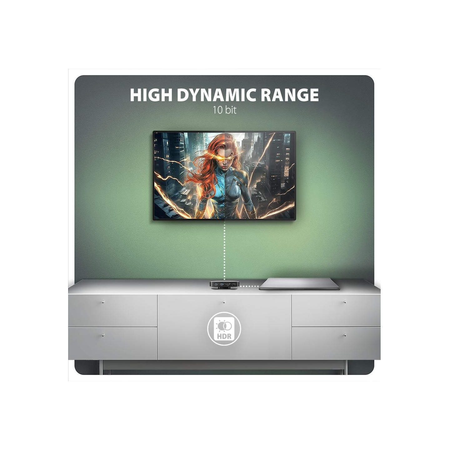 Axagon HMC-UFO USB 10Gbps hub, 2x USB-A, USB-C, HDMI 4k/60, RJ-45, M.2, SD/mSD, audio, PD