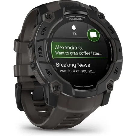 Garmin SMARTWATCH INSTINCT 3 AMOLED/BLK/CHARCO 010-03020-00 GARMIN