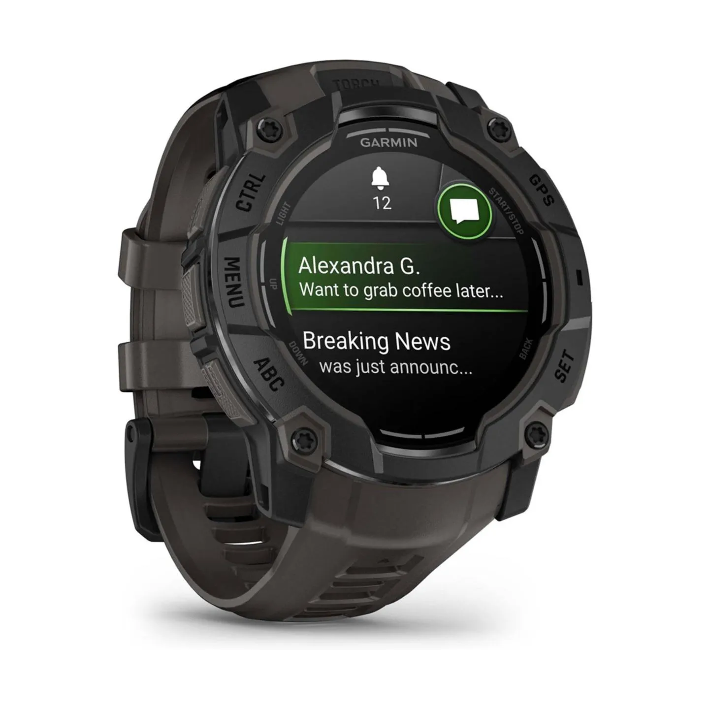 Garmin SMARTWATCH INSTINCT 3 AMOLED/BLK/CHARCO 010-03020-00 GARMIN