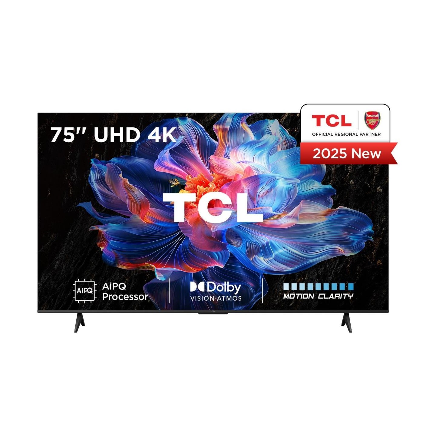 TCL LED 4K TV | 75V6C | 75 | Smart TV | Google TV | UHD | Black