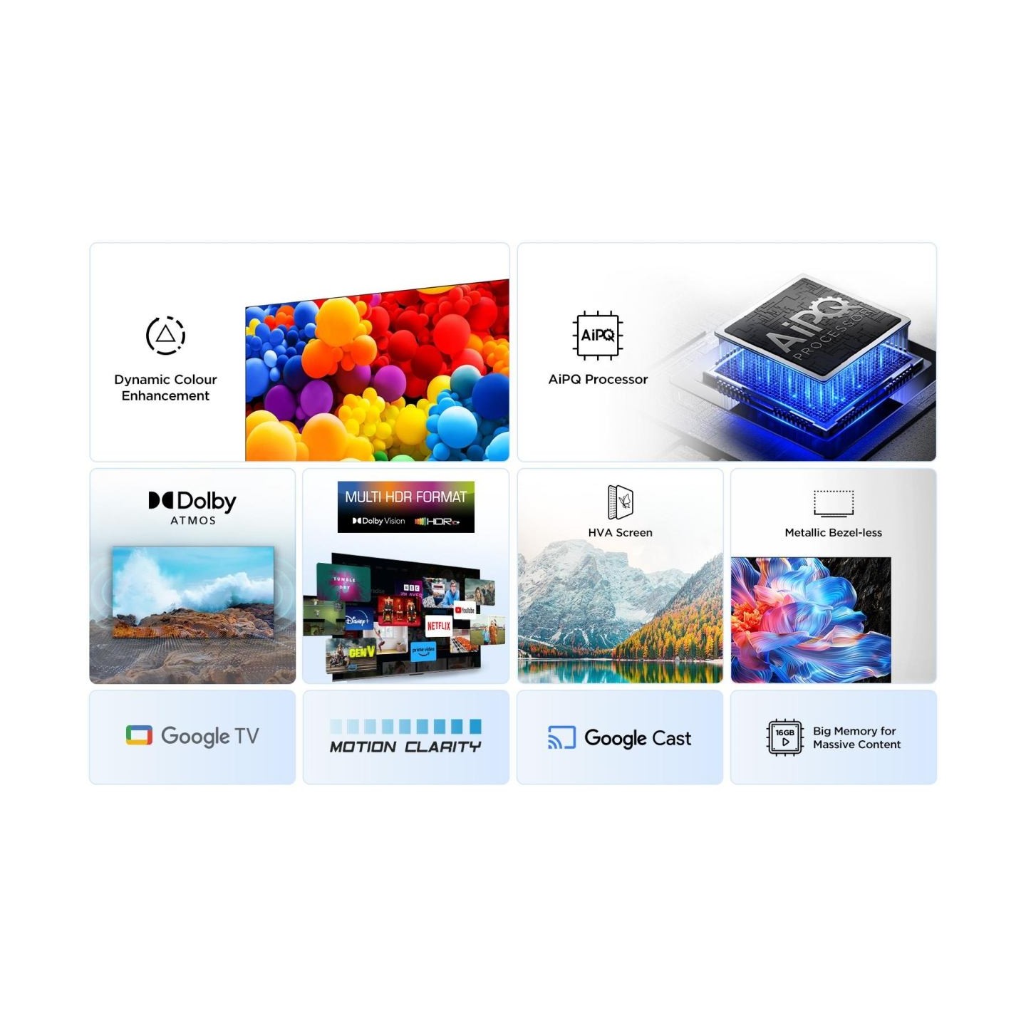 TCL LED 4K TV | 75V6C | 75 | Smart TV | Google TV | UHD | Black