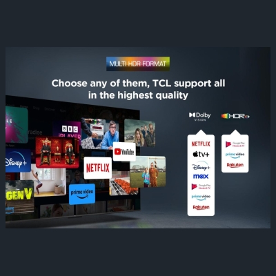 TCL LED 4K TV | 75V6C | 75 | Smart TV | Google TV | UHD | Black